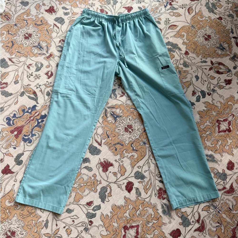 Women's blue scrub bottoms